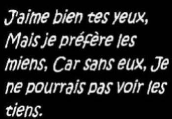 tes yeux